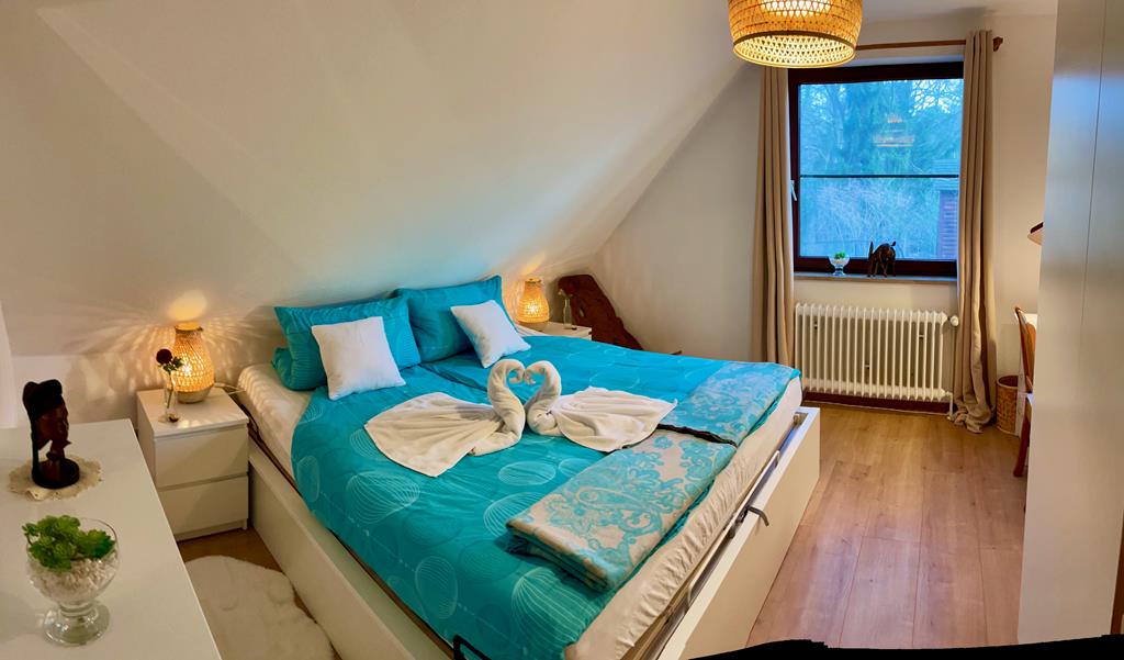 Schlafzimmer Ferienwohnung Chez Lana Berlin